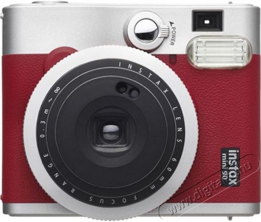 FujiFilm Instax Mini 90 kamera - piros Fényképezőgép / kamera - Kompakt fényképezőgép - Normál tudású kompakt - 380757