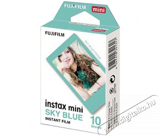 FujiFilm Instax Mini Film Glossy Blue Frame (10lap) fotópapír Fotó-Videó kiegészítők - Kisméretű fotónyomtató - Fotópapír - 380758