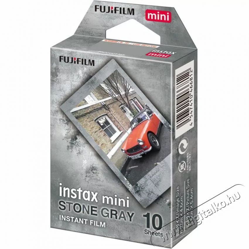 FujiFilm Instax Mini Film Glossy Stone Gray (10lap) fotópapír Fotó-Videó kiegészítők - Kisméretű fotónyomtató - Fotópapír - 380759
