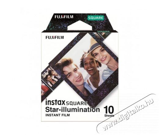 FujiFilm Instax SQUARE film star illumination (10lap) fotópapír Fotó-Videó kiegészítők - Kisméretű fotónyomtató - Fotópapír