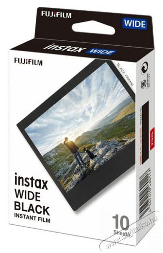 FujiFilm instax wide film frame fotópapír - black Fotó-Videó kiegészítők - Kisméretű fotónyomtató - Fotópapír - 380754