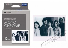 FujiFilm instax wide monochrome WW1 (10/PK) fotópapír Fotó-Videó kiegészítők - Kisméretű fotónyomtató - Fotópapír - 380755