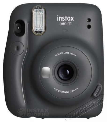 FujiFilm Instax Mini 11 instant fényképezőgép pasztel szürke Fényképezőgép / kamera - Kompakt fényképezőgép - Normál tudású kompakt - 400152