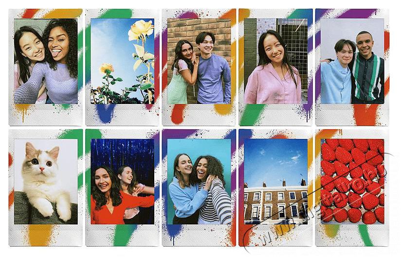 FujiFilm Instax mini film Spray Art 10lap/csomag Fot&oacute;-Vide&oacute; kieg&eacute;sz&iacute;tők - Kism&eacute;retű fot&oacute;nyomtat&oacute; - Fot&oacute;pap&iacute;r - 398941