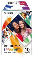 FujiFilm Instax mini film Spray Art 10lap/csomag Fot&oacute;-Vide&oacute; kieg&eacute;sz&iacute;tők - Kism&eacute;retű fot&oacute;nyomtat&oacute; - Fot&oacute;pap&iacute;r - 398941