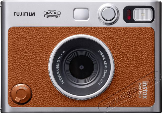 FujiFilm Instax Mini EVO Brown Fényképezőgép / kamera - Kompakt fényképezőgép - Analóg fényképezőgép - 519995