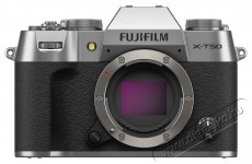FujiFilm X-T50 ezüst váz - Fényképezőgép / kamera - MILC cserélhető objektíves kompakt fényképezőgép - 520064