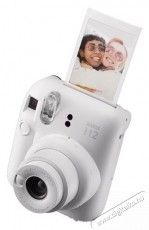 FujiFilm Instax Mini 12 instant f&eacute;nyk&eacute;pezőg&eacute;p, Clay White + Mini Film 1x10  F&eacute;nyk&eacute;pezőg&eacute;p / kamera - Kompakt f&eacute;nyk&eacute;pezőg&eacute;p - Norm&aacute;l tud&aacute;s&uacute; kompakt - 537665
