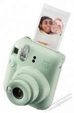 FujiFilm Instax Mini 12 instant f&eacute;nyk&eacute;pezőg&eacute;p, Green Mint + Mini Film 1x10 F&eacute;nyk&eacute;pezőg&eacute;p / kamera - Kompakt f&eacute;nyk&eacute;pezőg&eacute;p - Norm&aacute;l tud&aacute;s&uacute; kompakt - 537664