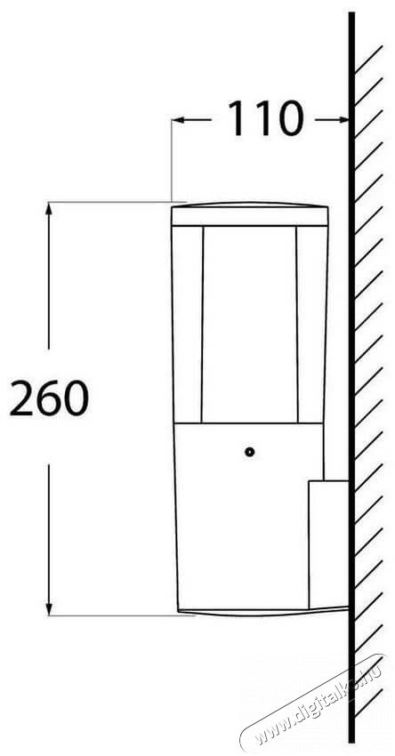 Fumagalli CARLO WALL LED 3,5W GU10 kültéri falilámpa - fekete  Háztartás / Otthon / Kültér - Világítás / elektromosság - Kerti / kültéri lámpa - 369540