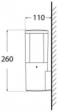 Fumagalli CARLO WALL LED 3,5W GU10 kültéri falilámpa - fekete  Háztartás / Otthon / Kültér - Világítás / elektromosság - Kerti / kültéri lámpa - 369540