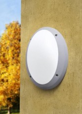 Fumagalli DANZI E27 kültéri falilámpa - szürke  Háztartás / Otthon / Kültér - Világítás / elektromosság - Kerti / kültéri lámpa - 369550