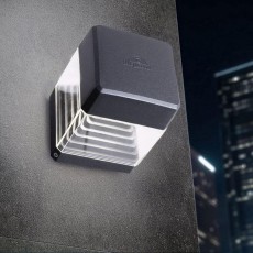 Fumagalli ESTER WALL LED 10W GX53 kültéri falilámpa - fekete  Háztartás / Otthon / Kültér - Világítás / elektromosság - Kerti / kültéri lámpa - 369555