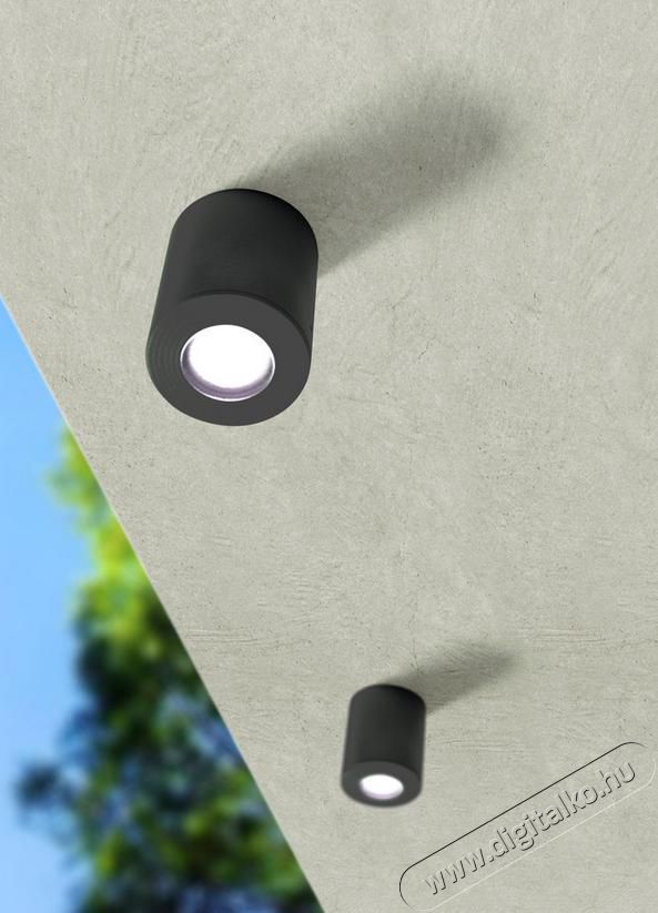 Fumagalli FRANCA 90 1L LED 3,5W GU10 kültéri falilámpa - fekete (3A7.002.000.AXU1K) Háztartás / Otthon / Kültér - Világítás / elektromosság - Kerti / kültéri lámpa - 369558