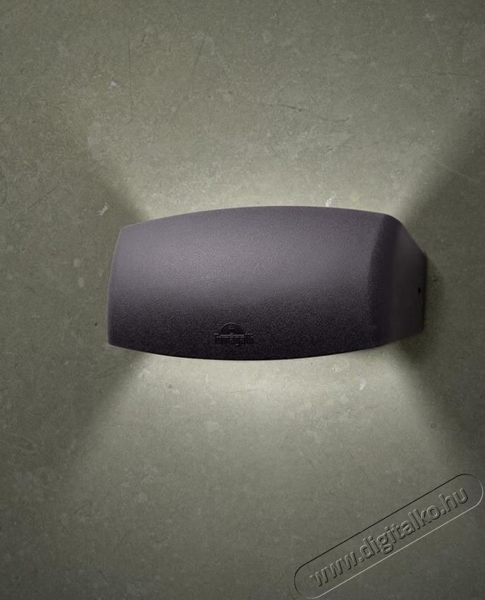 Fumagalli ABRAM 270 LED 11W 4K R7S kültéri falilámpa - fekete (AB3.000.000.AXP1L) Háztartás / Otthon / Kültér - Világítás / elektromosság - Kerti / kültéri lámpa - 369486