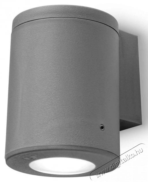 Fumagalli FRANCA 90 1L LED 3,5W GU10 kültéri falilámpa - szürke (3A7.002.000.LXU1K) Háztartás / Otthon / Kültér - Világítás / elektromosság - Kerti / kültéri lámpa - 369559