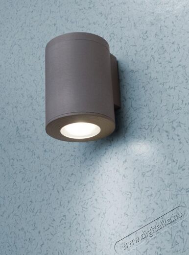 Fumagalli FRANCA 90 1L LED 3,5W GU10 kültéri falilámpa - szürke (3A7.002.000.LXU1K) Háztartás / Otthon / Kültér - Világítás / elektromosság - Kerti / kültéri lámpa - 369559