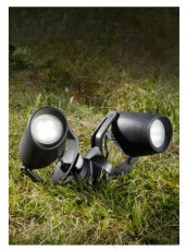 Fumagalli MINITOMMY EL 2L GU10/12W fekete LED reflektor CCT állítható színhőmérsékletű fényforrással Háztartás / Otthon / Kültér - Világítás / elektromosság - Kerti / kültéri lámpa - 388362