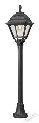 Fumagalli MIZAR/CEFA LED 6W 4K E27 fekete kültéri állólámpa Háztartás / Otthon / Kültér - Világítás / elektromosság - Kerti / kültéri lámpa - 388303
