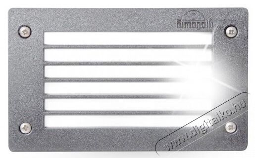 Fumagalli LETI 200 GL LED 3W GX53 k&uuml;lt&eacute;ri be&eacute;p&iacute;thető falil&aacute;mpa - sz&uuml;rke (4C2.000.000.LYG1K) H&aacute;ztart&aacute;s / Otthon / K&uuml;lt&eacute;r - Vil&aacute;g&iacute;t&aacute;s / elektromoss&aacute;g - Kerti / k&uuml;lt&eacute;ri l&aacute;mpa - 369579