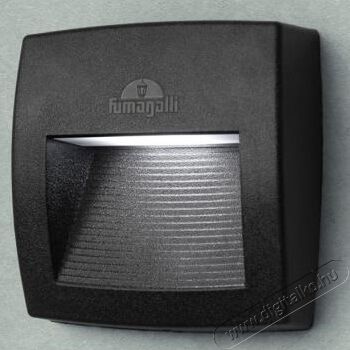 Fumagalli LORENZA 150 LED 4W 3K R7S kültéri falilámpa - fekete (AS1.000.000.AXJ1R) Háztartás / Otthon / Kültér - Világítás / elektromosság - Kerti / kültéri lámpa
