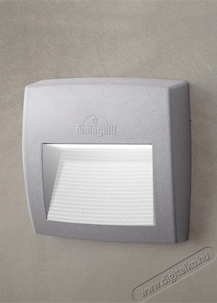 Fumagalli LORENZA 150 LED kültéri falilámpa 4W - szürke (AS1.000.000.LXJ1L) Háztartás / Otthon / Kültér - Világítás / elektromosság - Kerti / kültéri lámpa - 369591