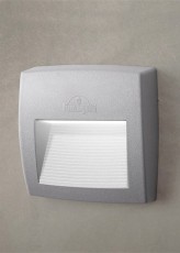 Fumagalli LORENZA 150 LED kültéri falilámpa 4W - szürke (AS1.000.000.LXJ1L) Háztartás / Otthon / Kültér - Világítás / elektromosság - Kerti / kültéri lámpa - 369591