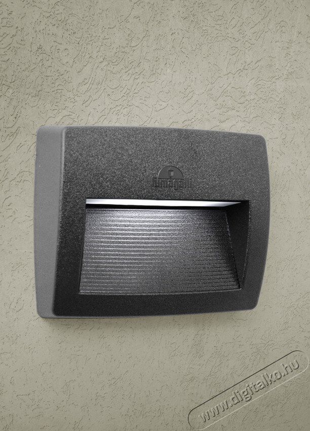 Fumagalli LORENZA 190 LED k&uuml;lt&eacute;ri falil&aacute;mpa 8,5W 3K - sz&uuml;rke (AS2.000.000.LXK1R) H&aacute;ztart&aacute;s / Otthon / K&uuml;lt&eacute;r - Vil&aacute;g&iacute;t&aacute;s / elektromoss&aacute;g - Kerti / k&uuml;lt&eacute;ri l&aacute;mpa - 369594