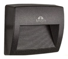 Fumagalli LORENZA 190 LED kültéri falilámpa 8,5W - fekete (AS2.000.000.AXK1L) Háztartás / Otthon / Kültér - Világítás / elektromosság - Kerti / kültéri lámpa - 369596