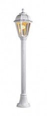 Fumagalli MIZAR/SABA LED kültéri állólámpa 6W 4K E27 - fehér (K22.151.000.WXF1L) Háztartás / Otthon / Kültér - Világítás / elektromosság - Kerti / kültéri lámpa - 369630