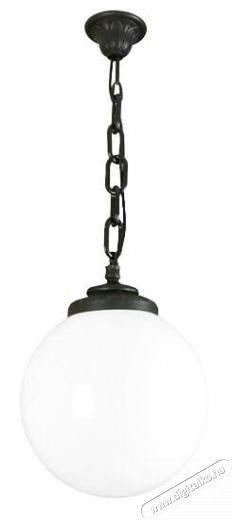 Fumagalli SICHEM/G250 E27 opál/ kültéri függeszték - fekete (G25.120.000.AYE27) Háztartás / Otthon / Kültér - Világítás / elektromosság - Kerti / kültéri lámpa - 369640