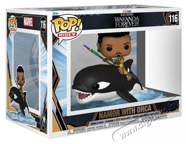 Funko POP! Black Panther - Namor with Orca (Super Deluxe) H&aacute;ztart&aacute;s / Otthon / K&uuml;lt&eacute;r - J&aacute;t&eacute;k / Sport - J&aacute;t&eacute;kfigura - 531786