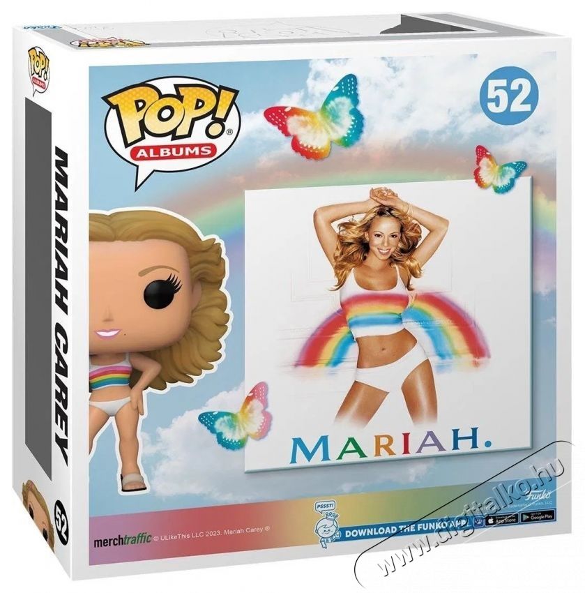 Funko POP! Mariah Carey - Rainbow H&aacute;ztart&aacute;s / Otthon / K&uuml;lt&eacute;r - J&aacute;t&eacute;k / Sport - J&aacute;t&eacute;kfigura - 531790