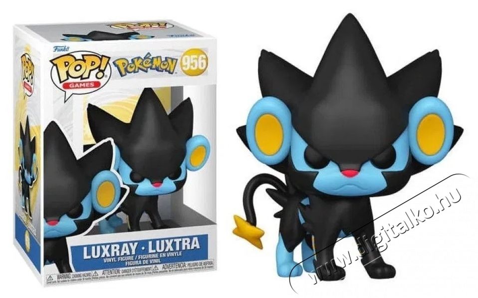 Funko POP! Pok&eacute;mon - Luxray H&aacute;ztart&aacute;s / Otthon / K&uuml;lt&eacute;r - J&aacute;t&eacute;k / Sport - J&aacute;t&eacute;kfigura - 531789