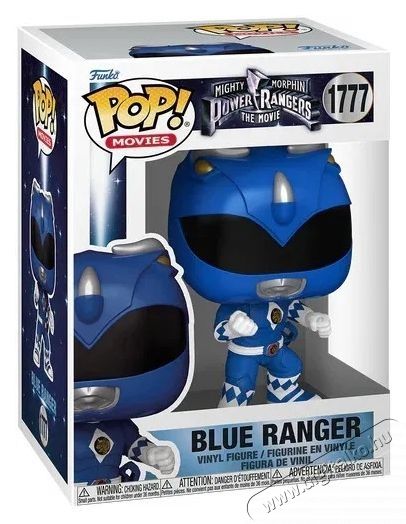 Funko POP! Movies  Mighty Morphin Power Rangers - Blue Ranger H&aacute;ztart&aacute;s / Otthon / K&uuml;lt&eacute;r - J&aacute;t&eacute;k / Sport - J&aacute;t&eacute;kfigura - 531799