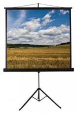 FUNSCREEN 100 (1:1) manuális hordozható vetítővászon (Tripod, Méret: 180x180 cm, Látható méret: 176x176 cm) Tv kiegészítők - Vetítővászon - 480522