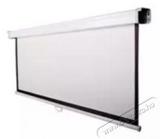 FUNSCREEN Rollo 4:3 138cm×180cm rolós fali vetítővászon Tv kiegészítők - Vetítővászon - 479012