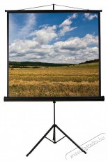 FUNSCREEN Tripod 1:1 160cm×160cm hordozható 3 lábú állványos vetítővászon Tv kiegészítők - Vetítővászon - 480480