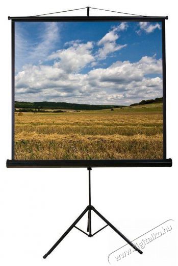 FUNSCREEN Tripod 1:1 160cm×160cm hordozható 3 lábú állványos vetítővászon Tv kiegészítők - Vetítővászon - 480480