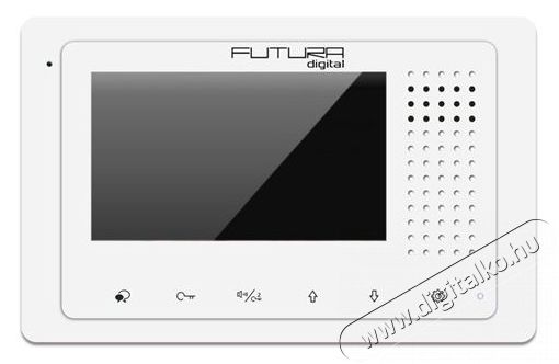 Futura Digital FUTURA VDT - 433 4,3kijelző/kihangosított kommunikáció/nem némítható/interkom/videós lakáskészülék Háztartás / Otthon / Kültér - Biztonságtechnika - Kiegészítő - 394513