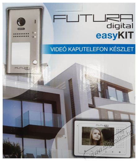 Futura Digital FUTURA easyKIT ÚJ - (VDK-43307C) - 1 lakásos színes videokaputelefon szett Háztartás / Otthon / Kültér - Biztonságtechnika - Kiegészítő - 394509