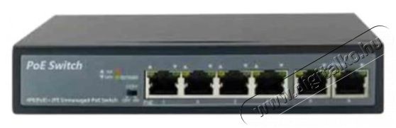 Futura Digital FUTURA PoE-4P/2 Uplink + 4 PoE portos switch Háztartás / Otthon / Kültér - Biztonságtechnika - Kiegészítő - 394364