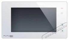 Futura Digital FUTURA VDT-47(v2)/W 7"érintőképernyős kijelző/kihangosított kommunikáció/képrögzítés/fehér videós lakáskészülék Háztartás / Otthon / Kültér - Biztonságtechnika - Kiegészítő - 394506