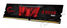 G-SKILL  8GB/3200MHz DDR-4 Aegis fekete (F4-3200C16S-8GIS) mem&oacute;ria Iroda &eacute;s sz&aacute;m&iacute;t&aacute;stechnika - Sz&aacute;m&iacute;t&oacute;g&eacute;p tartoz&eacute;k - Mem&oacute;ria - 480761