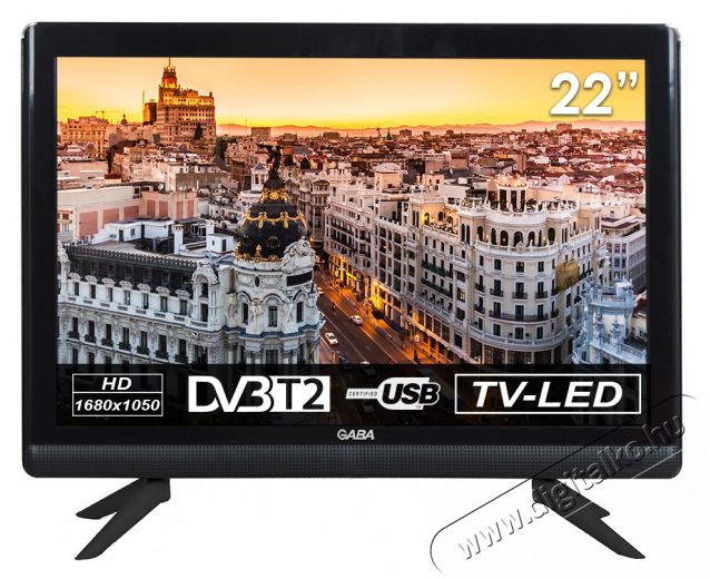 Gaba GLV-2201 LED televízió Televíziók - LED televízió - 720p HD Ready felbontású - 499091