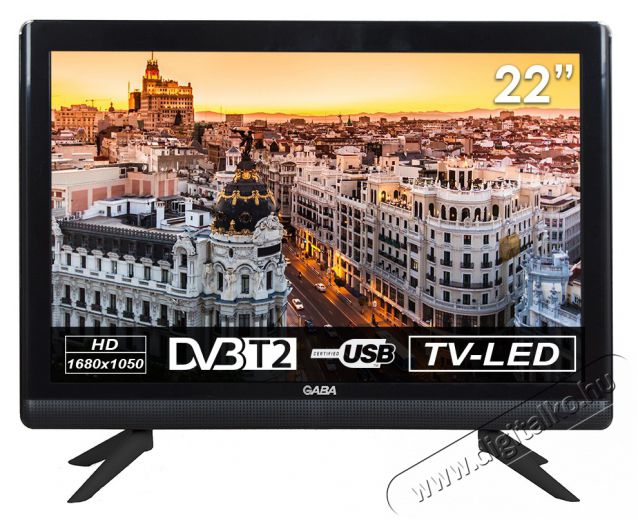 Gaba GLV-2201 LED televízió Televíziók - LED televízió - 1080p Full HD felbontású - 499091