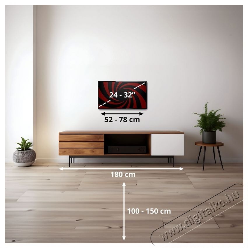 Gaba GLV-3225 HDR LED TV Telev&iacute;zi&oacute;k - LED telev&iacute;zi&oacute; - 1080p Full HD felbont&aacute;s&uacute; - 537569