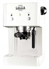 Gaggia RI8423/21 Gran Style presszó kávéfőző - fehér Konyhai termékek - Kávéfőző / kávéörlő / kiegészítő - Presszó kávéfőző - 345616