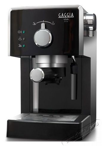 Gaggia RI8433/11 VIVA STYLE FEKETE KÁVÉFŐZŐ 15 BAR Konyhai termékek - Kávéfőző / kávéörlő / kiegészítő - Presszó kávéfőző - 372879