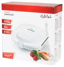 Gallet CRO625 szendvicssütő Konyhai termékek - Konyhai kisgép (sütés / főzés / hűtés / ételkészítés) - Melegszendvics / gofri sütő - 343072